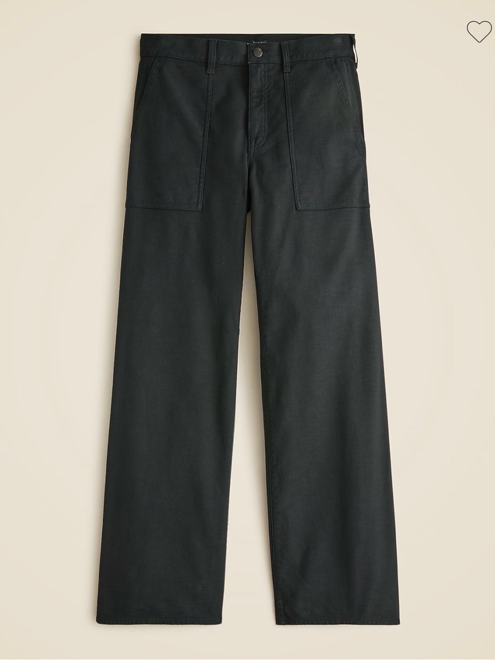 J. Crew Black Casual Trousers